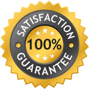 100% Satisfaction Garantee